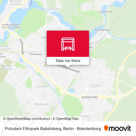Карта Potsdam Filmpark Babelsberg