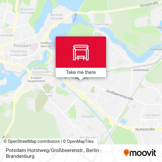 Карта Potsdam Horstweg / Großbeerenstr.