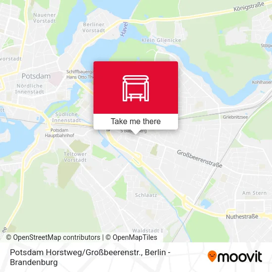 Карта Potsdam Horstweg / Großbeerenstr.