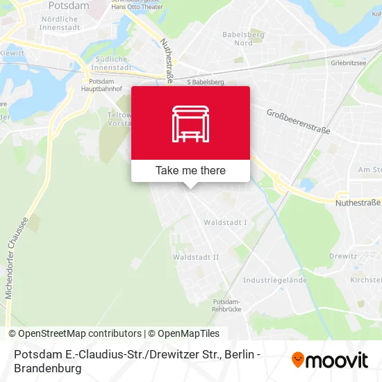 Карта Potsdam E.-Claudius-Str. / Drewitzer Str.