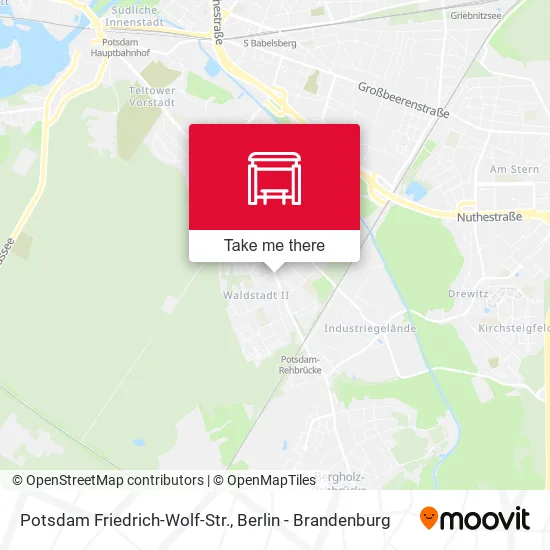 Карта Potsdam Friedrich-Wolf-Str.