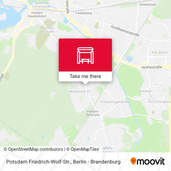 Карта Potsdam Friedrich-Wolf-Str.