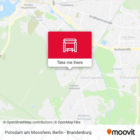 Potsdam am Moosfenn map