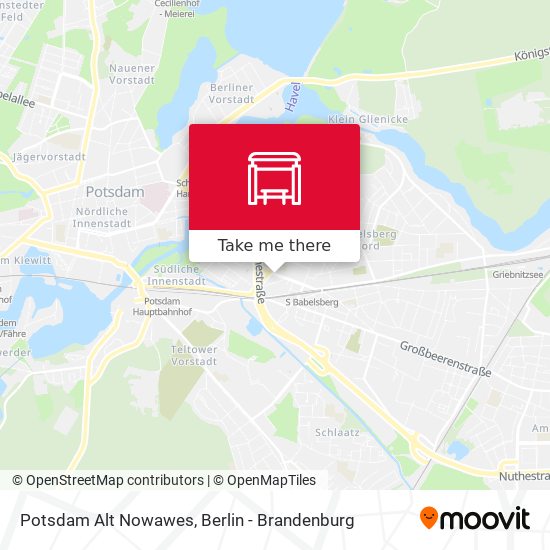 Potsdam Alt Nowawes map