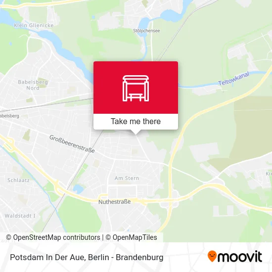 Potsdam In Der Aue map