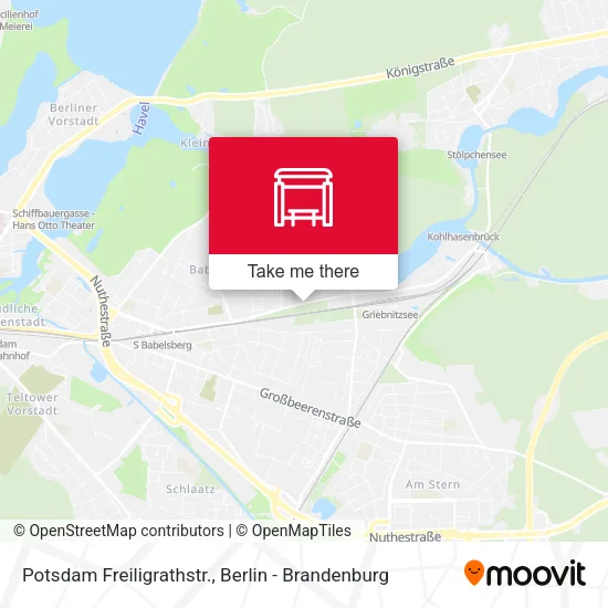 Карта Potsdam Freiligrathstr.