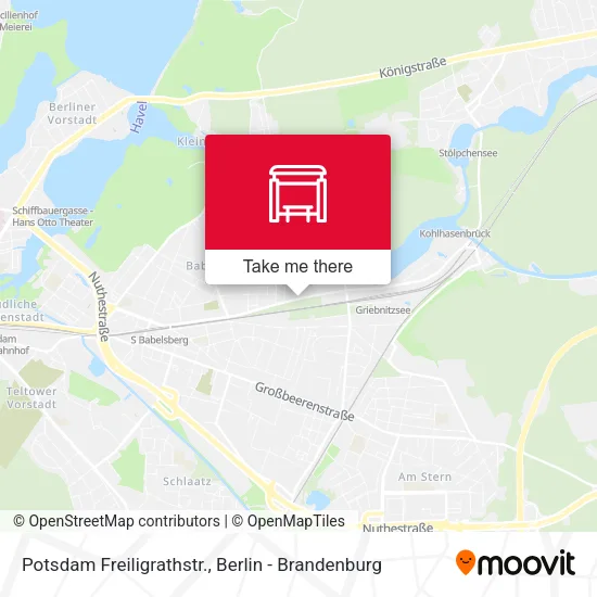 Карта Potsdam Freiligrathstr.