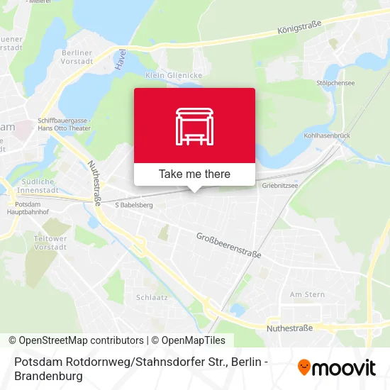 Карта Potsdam Rotdornweg / Stahnsdorfer Str.