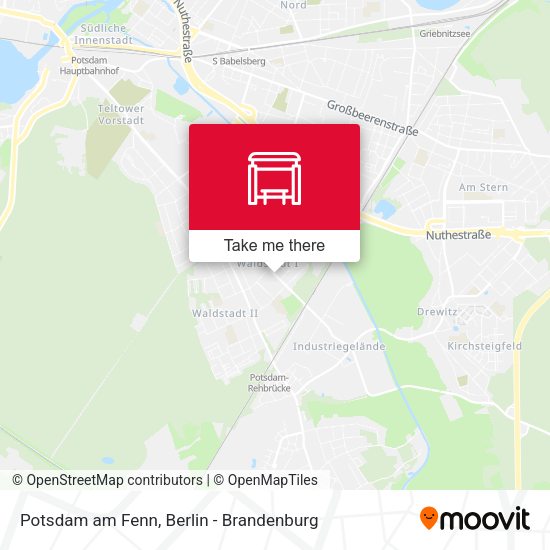 Карта Potsdam am Fenn