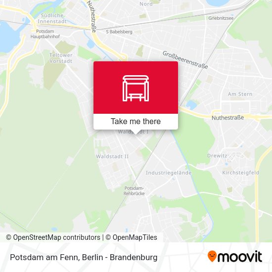 Карта Potsdam am Fenn