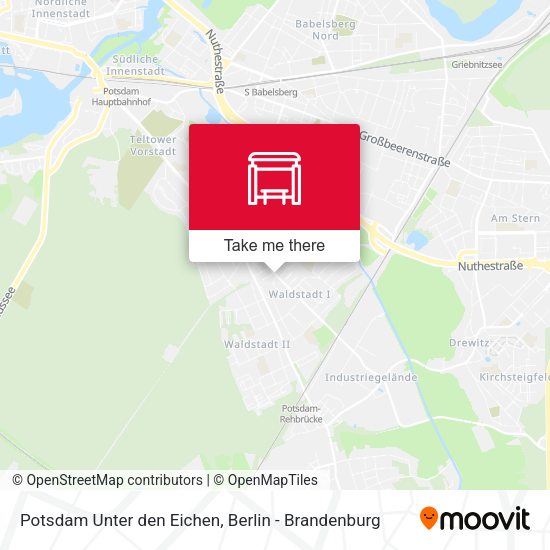 Карта Potsdam Unter den Eichen