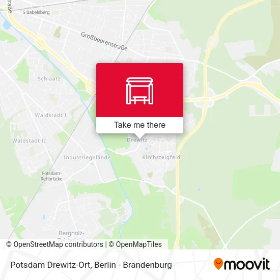 Карта Potsdam Drewitz-Ort