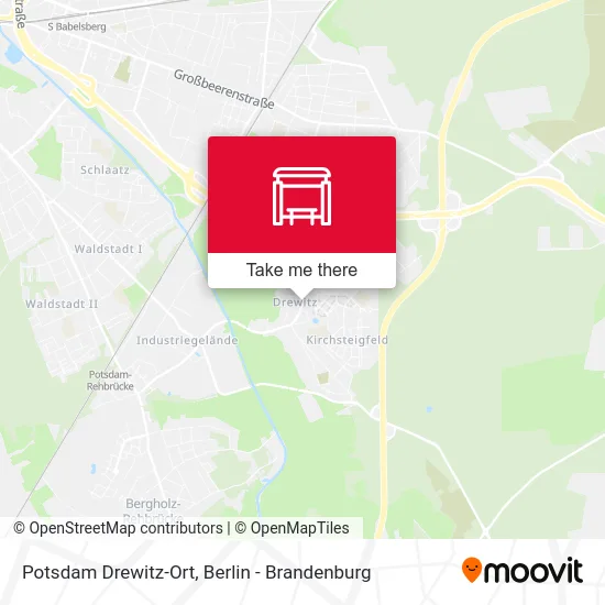 Potsdam Drewitz-Ort map
