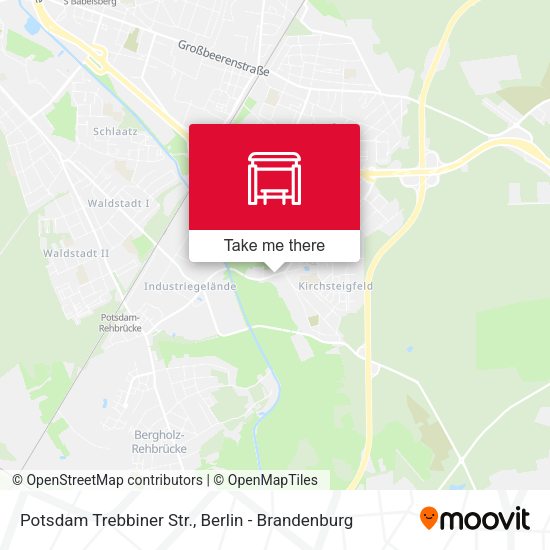 Карта Potsdam Trebbiner Str.