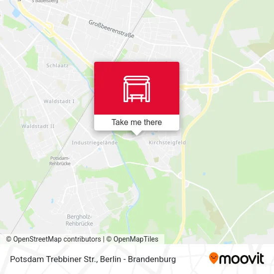 Карта Potsdam Trebbiner Str.