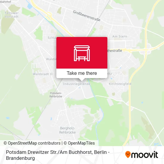 Карта Potsdam Drewitzer Str. / Am Buchhorst