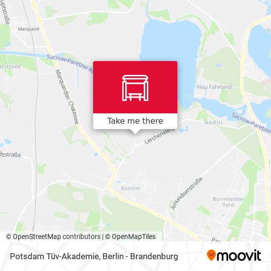 Potsdam Tüv-Akademie map