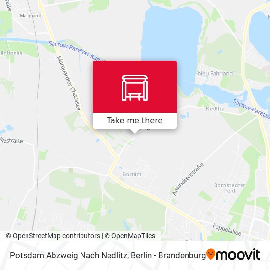 Potsdam Abzweig Nach Nedlitz map
