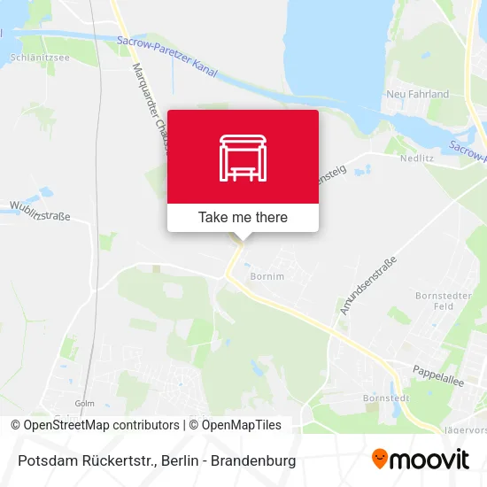 Карта Potsdam Rückertstr.
