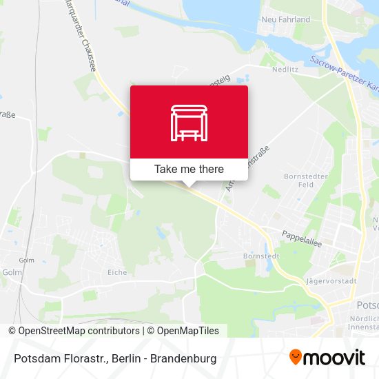 Карта Potsdam Florastr.