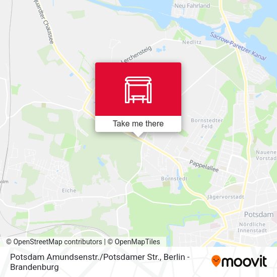 Карта Potsdam Amundsenstr. / Potsdamer Str.