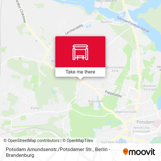 Карта Potsdam Amundsenstr. / Potsdamer Str.