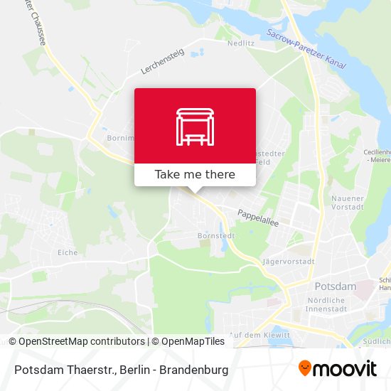 Potsdam Thaerstr. map