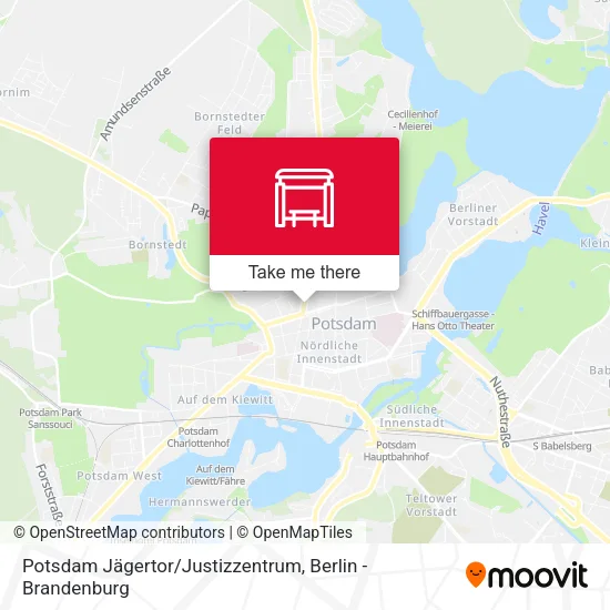 Карта Potsdam Jägertor/Justizzentrum