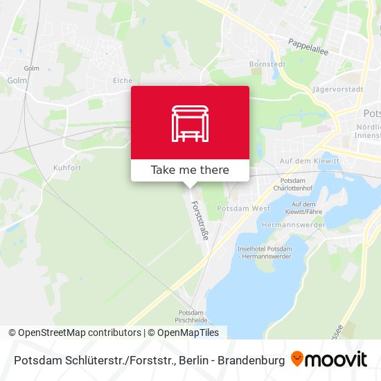 Potsdam Schlüterstr./Forststr. map
