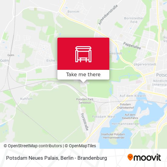 Potsdam Neues Palais map