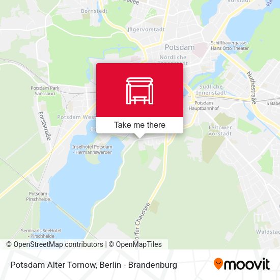Potsdam Alter Tornow map