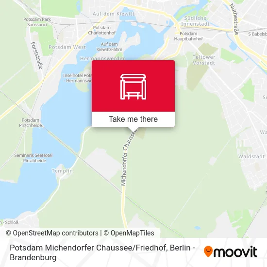 Potsdam Michendorfer Chaussee / Friedhof map