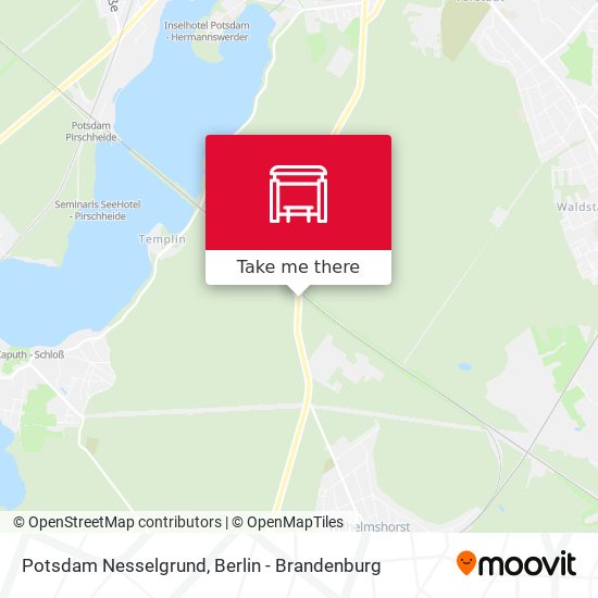 Potsdam Nesselgrund map