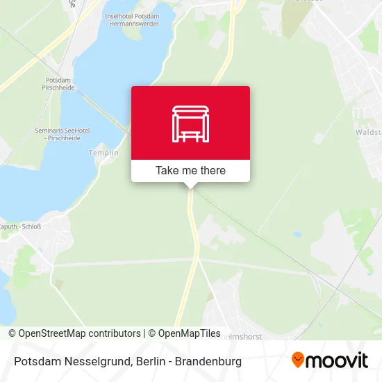 Potsdam Nesselgrund map
