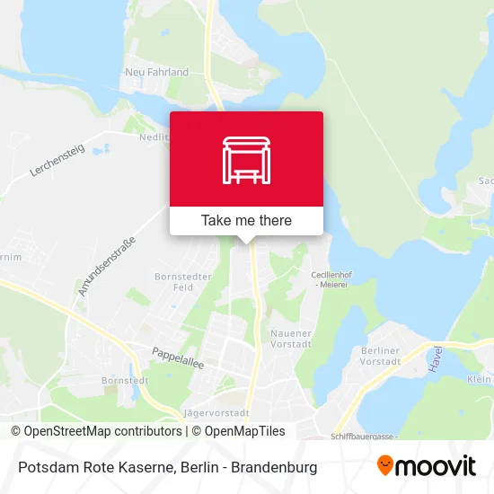 Potsdam Rote Kaserne map