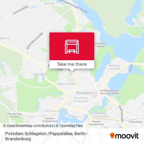 Potsdam Schlegelstr. / Pappelallee map