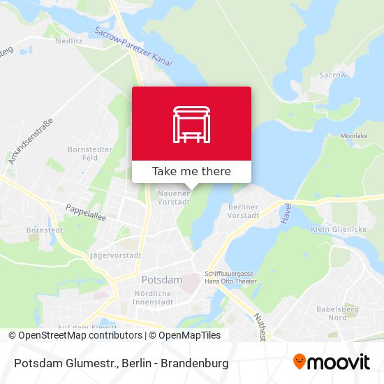 Potsdam Glumestr. map
