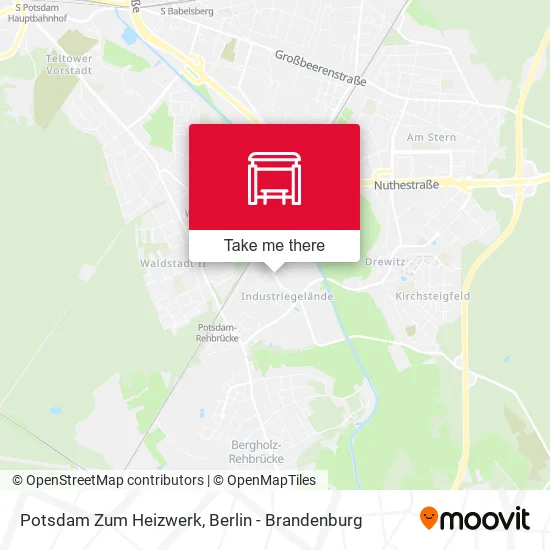Карта Potsdam Zum Heizwerk
