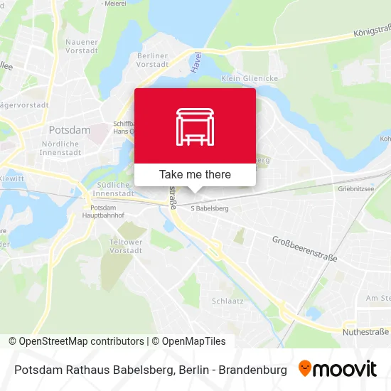 Potsdam Rathaus Babelsberg map