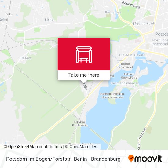 Карта Potsdam Im Bogen/Forststr.