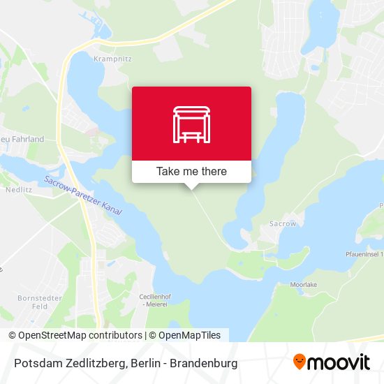 Potsdam Zedlitzberg map