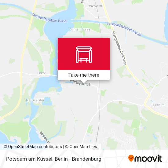 Potsdam am Küssel map