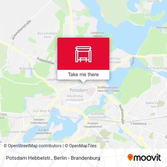 Карта Potsdam Hebbelstr.