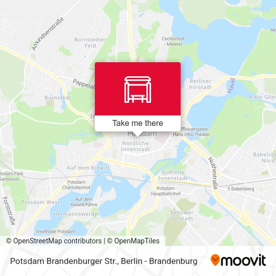 Карта Potsdam Brandenburger Str.