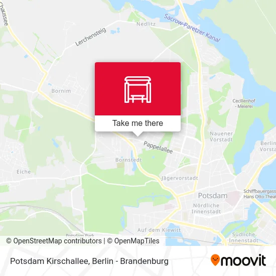 Potsdam Kirschallee map