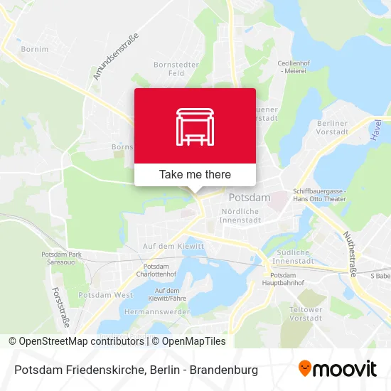 Potsdam Friedenskirche map