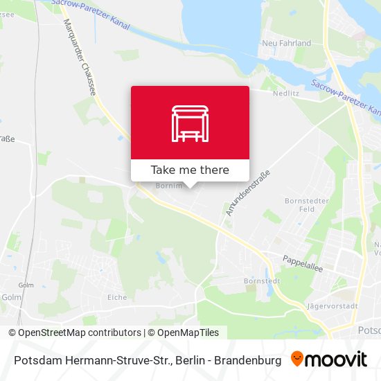 Potsdam Hermann-Struve-Str. map