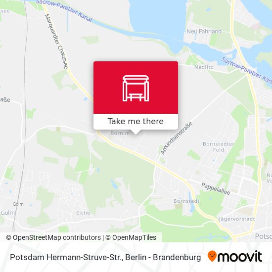 Potsdam Hermann-Struve-Str. map