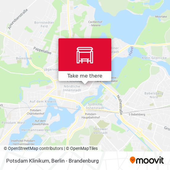 Potsdam Klinikum map