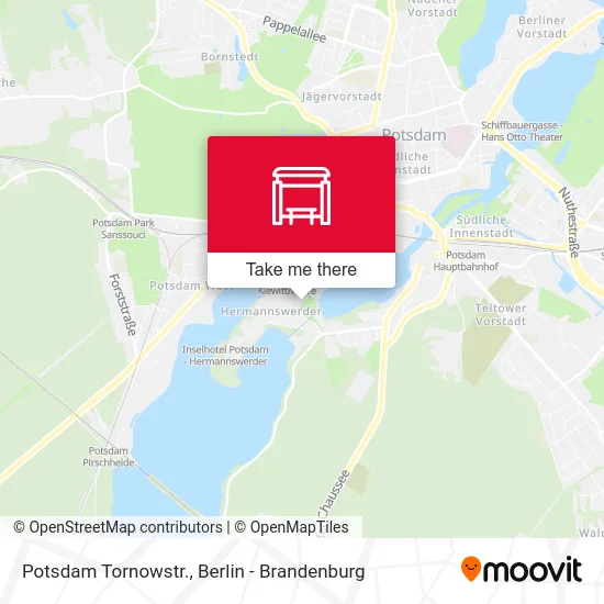 Potsdam Tornowstr. map